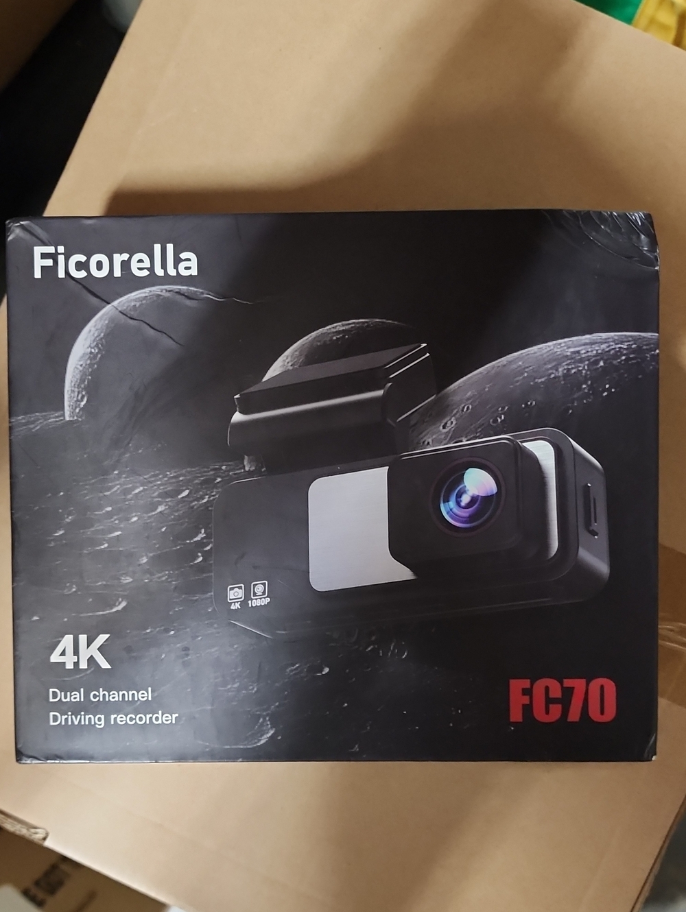 Ficorella FC70 4K Dual Channel Driving Recorder
